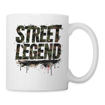 Street Legend Camouflage Schriftzug Car Tuning - Tasse - Weiß - Rechts