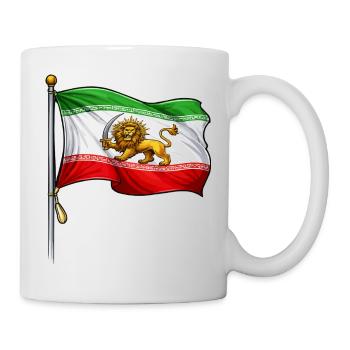 Lion Sword Iran Flag - Mug - white - Right