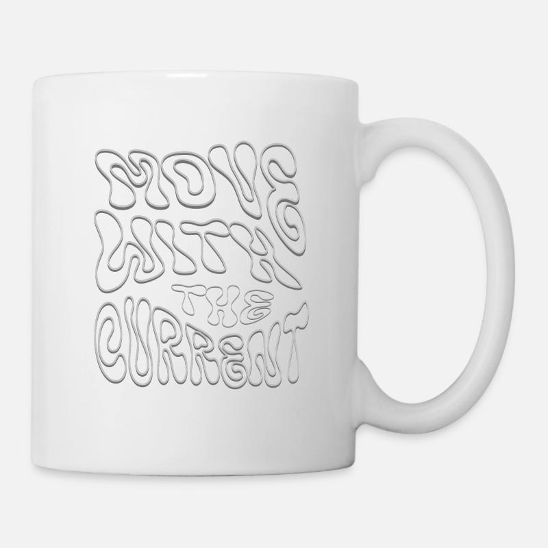 Moving with the Current - Mug - white