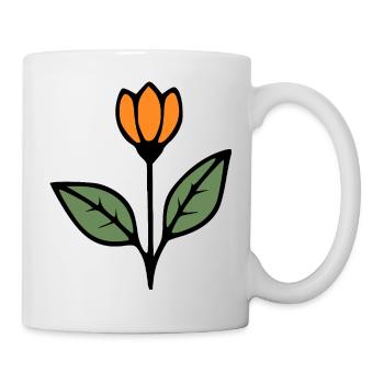 Flower Tulip Flowers Blossom Gift Idea Mother - Mug - white - Right
