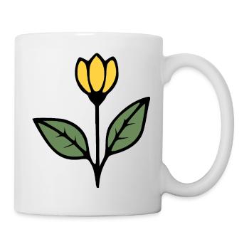 Flower Tulip Flowers Blossom Gift Idea Mother - Mug - white - Right