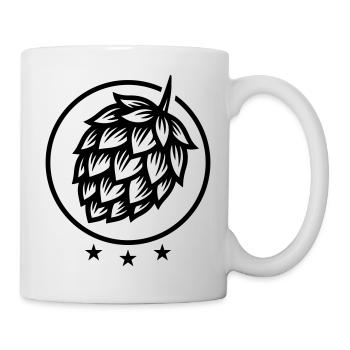 Hopfen Gerste - Tasse - Weiß - Rechts