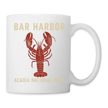 Bar Harbor, Acadia-Nationalpark – Besuchen Sie Aca - Tasse - Weiß - Rechts