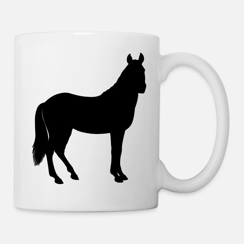 Cheval - Mug blanc - blanc