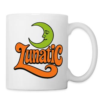 Lunatic Moon Retro Typography - Mug - white - Right