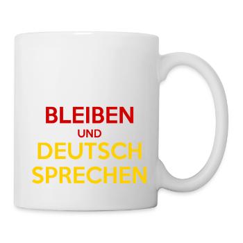 Cool Bleiben und Deutsch Sprechen - Mug - white - Right