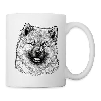 Eurasier | Butterfly - Tasse - Weiß - Rechts