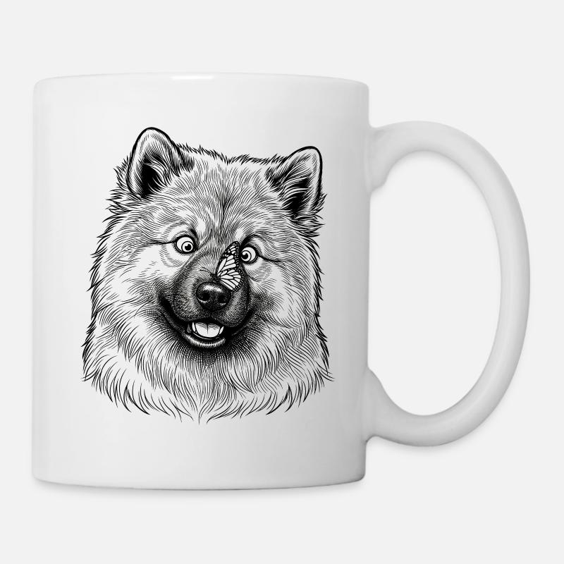 Eurasier | Butterfly - Mug - white