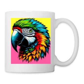 perroquet - Mug blanc - blanc - Droite