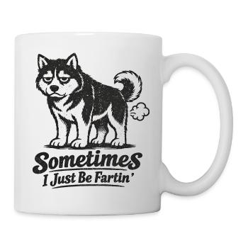 Sometimes I'm just a farting dog. - Mug - white - Right