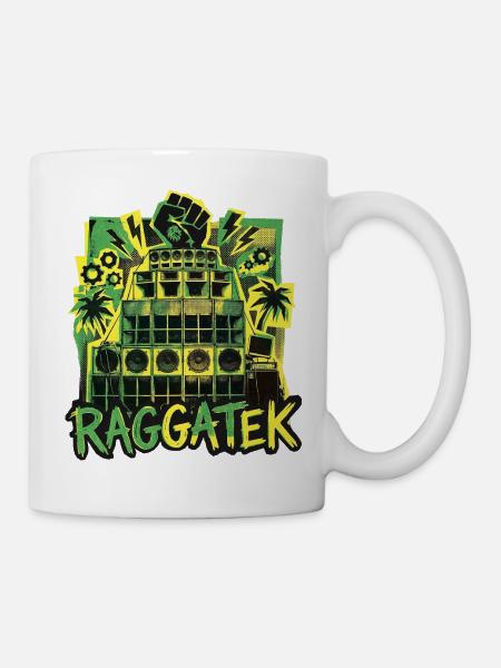 Raggatek Jungle Soundsystem - Tasse - Weiß