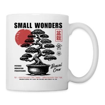 Bonsaï Petites merveilles Esthétique japonaise - Mug blanc - blanc - Droite
