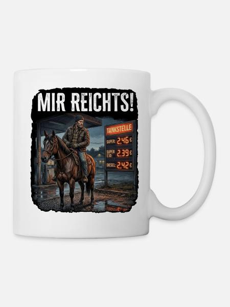 Sprit Preise Tanken Benzin - Tasse - Weiß