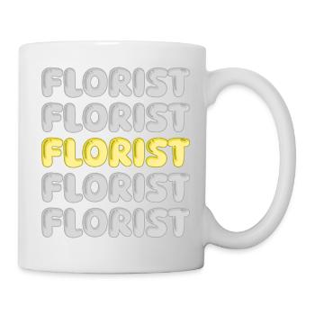 Beruf Florist - Tasse - Weiß - Rechts
