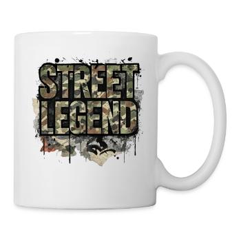 Motif camouflage de légende de la rue pour les fans et les hommes de JDM - Mug blanc - blanc - Droite