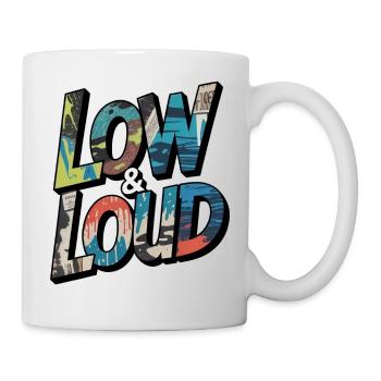 Low and Loud Motif for JDM & Tuning Fans - Mug - white - Right