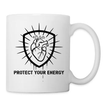 Strong Protect Your Energy Shield - Mug - white - Right