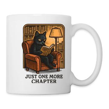 Noch Ein Kapitel Katzenlese - Tasse - Weiß - Rechts