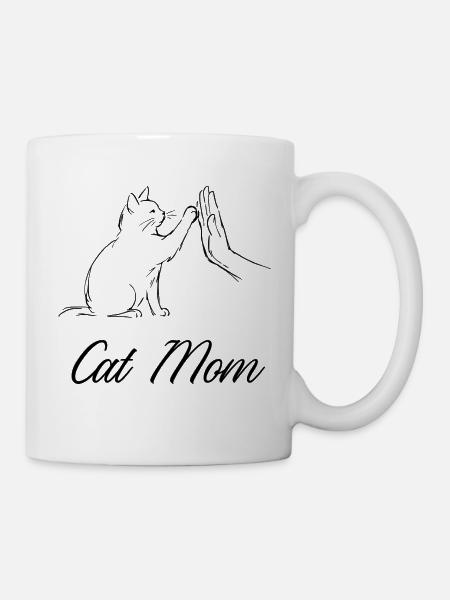 Cat Mom - Mug - white