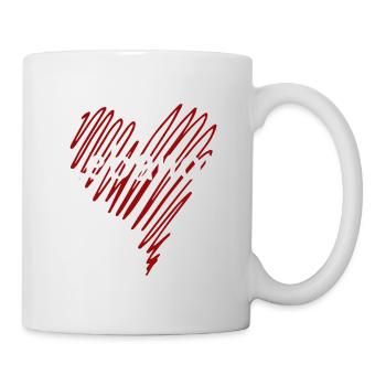 Ich liebe den Libanon, Herz Libanon - Tasse - Weiß - Rechts