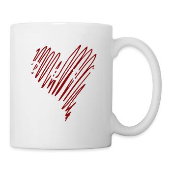 Ich liebe Peru, Herz Peru - Tasse - Weiß - Rechts