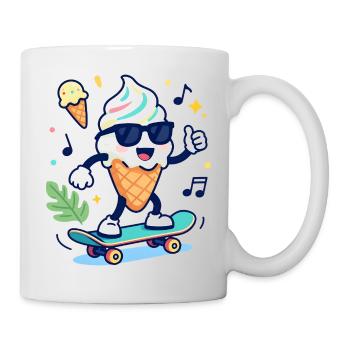 Glace Skateur Style Pop - Mug - white - Right