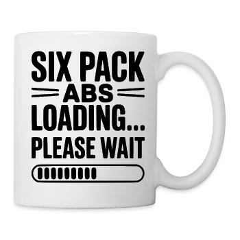 Six Pack Abs Loading... Please Wait - Mug - white - Right