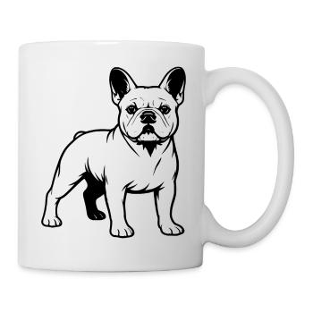 French Bulldog - Mug - white - Right