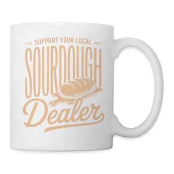 Lokaler Sauerteighändler-Tee - Tasse - Weiß - Rechts
