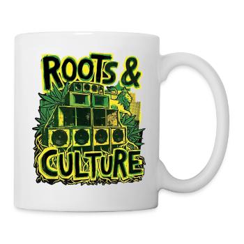 Roots Culture Dub Reggae - Tasse - Weiß - Rechts