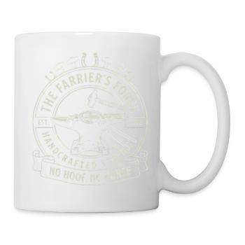 The Farrier's Forge - No Hoof No Horse Craft - Mug - white - Right