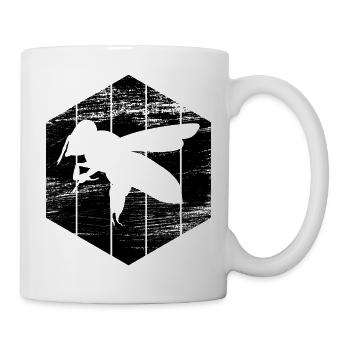 Bienenskizze - Tasse - Weiß - Rechts