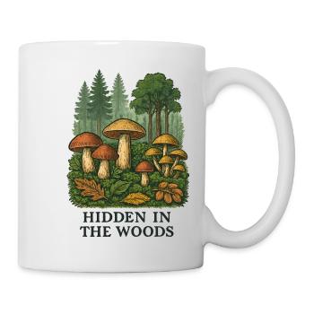 Waldpilze Geheimnis - Tasse - Weiß - Rechts