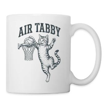 Air Tabby Dunk Cat - Tasse - Weiß - Rechts