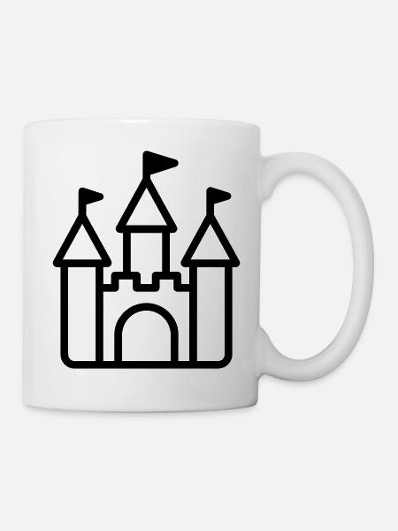 Burg - Tasse - Weiß