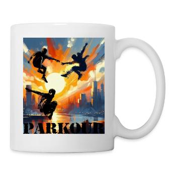 Parkour - Mug - white - Right