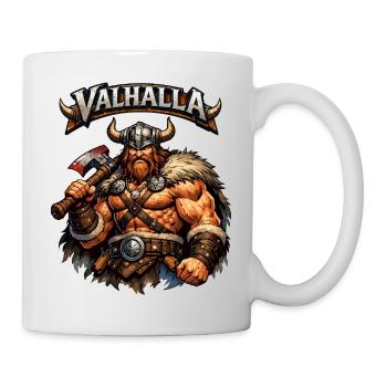 Héros Viking de la Hache de Valhalla - Mug blanc - blanc - Droite