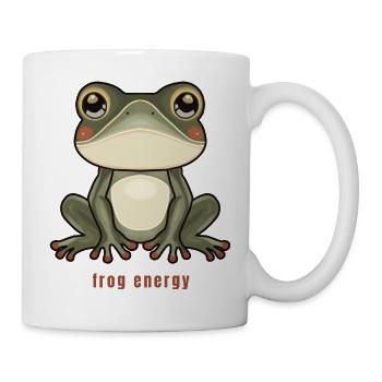 Cute Frog Energy süßer Frosch - Mug - white - Right