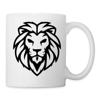 Löwenorange Niederlande - Tasse - Weiß - Rechts