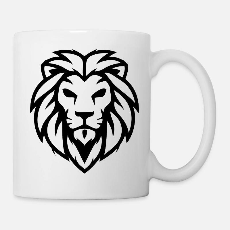 Orange lion Pays-Bas - Mug blanc - blanc