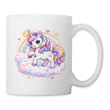 Pastel Unicorn on Cloud Arch - Mug - white - Right