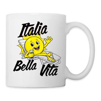 Urlaub in Italien - Tasse - Weiß - Rechts