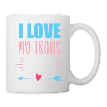 LGBT-Pride-Monat – Ich liebe meine trans Tochter - Tasse - Weiß - Rechts
