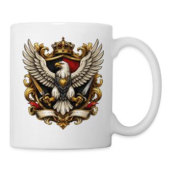 Imperial Eagle with Crown and Swords - Mug - white - Right