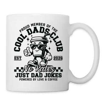Dad 2026 Gift - Cool Dads Club - Mug - white - Right