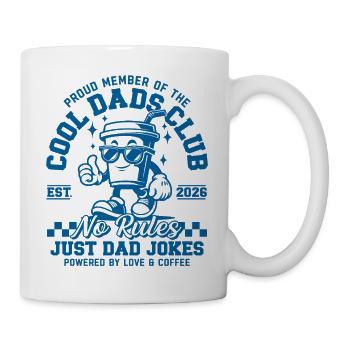 Cool Dads Club - Dad 2026 Gift - Mug - white - Right