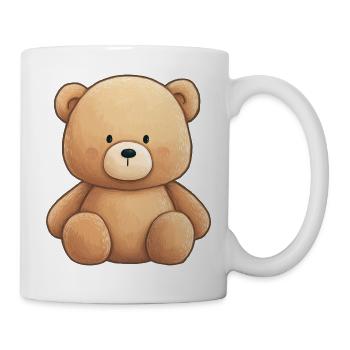 Soft and comforting teddy bear, teddy bear - Mug - white - Right