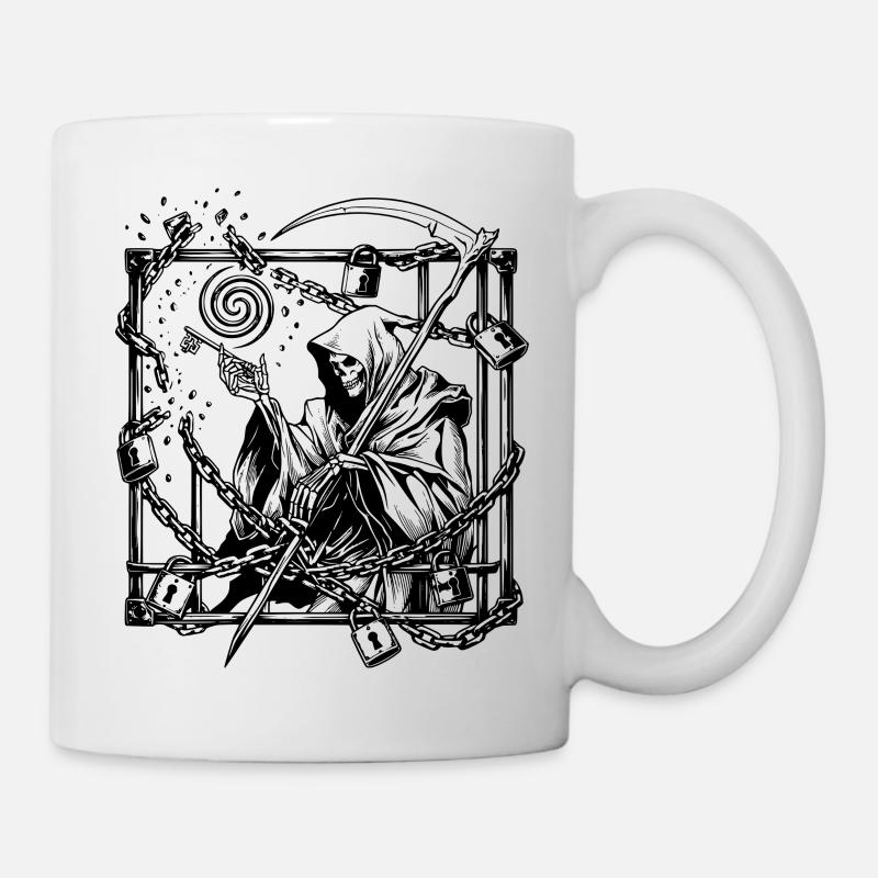 The Key Was Always Yours Gothic dark art shirt - Mug - white