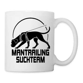 Boxer Mantrailing Search Team Dogs Wilsigns - Mug blanc - blanc - Droite