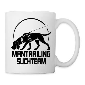 Équipe de recherche de chasseurs de chasse Bloodhound Dogs Wilsigns - Mug blanc - blanc - Droite